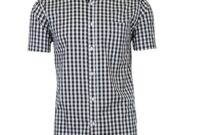 White short sleeve dress shirt mens