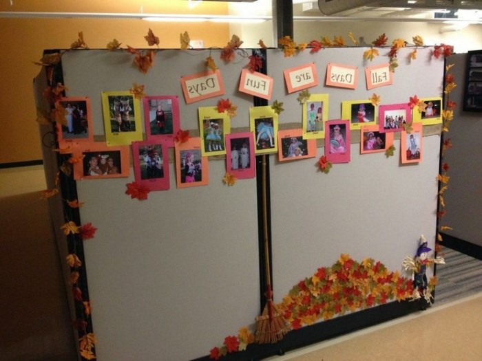 How to decorate office for fall