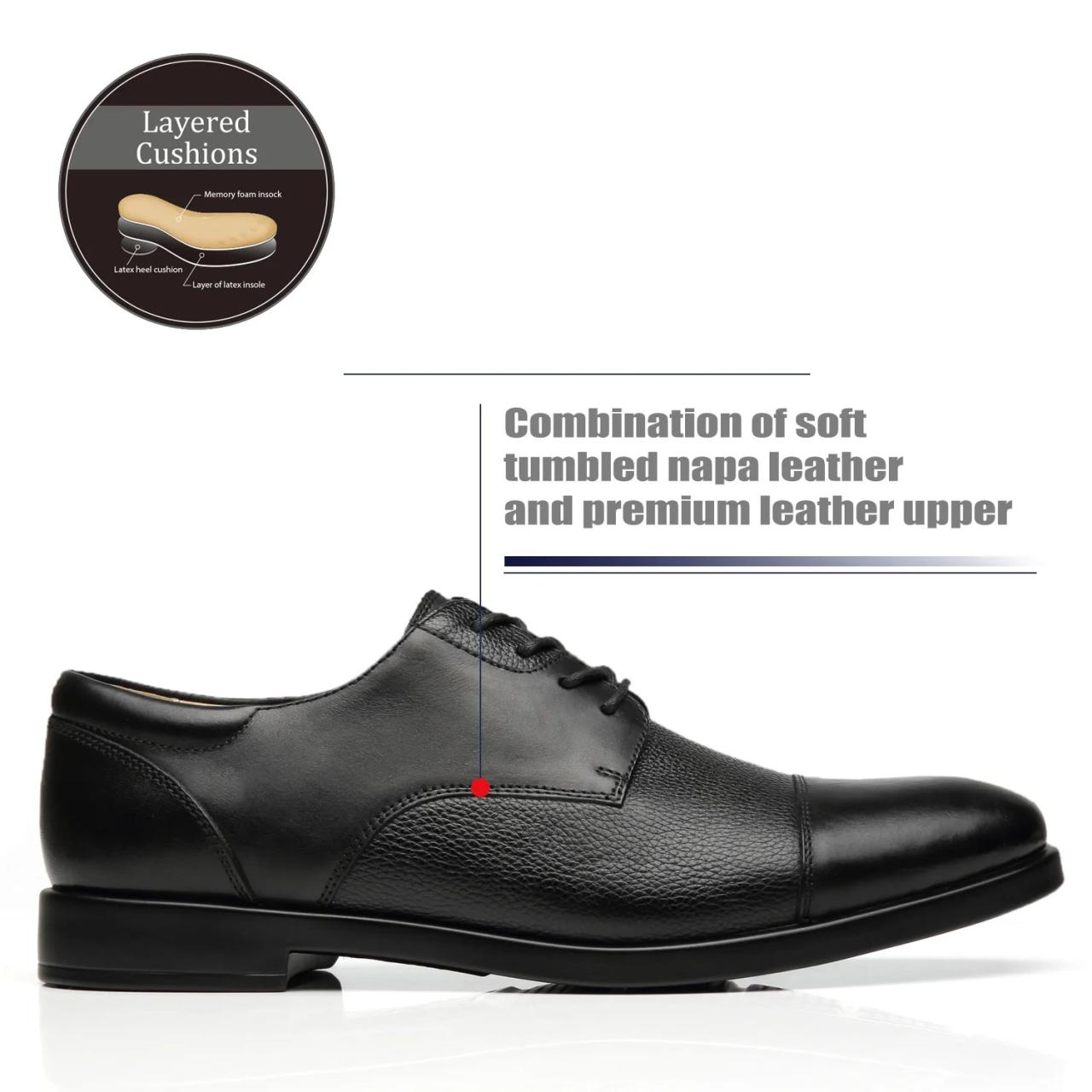 Wide men's dress shoes