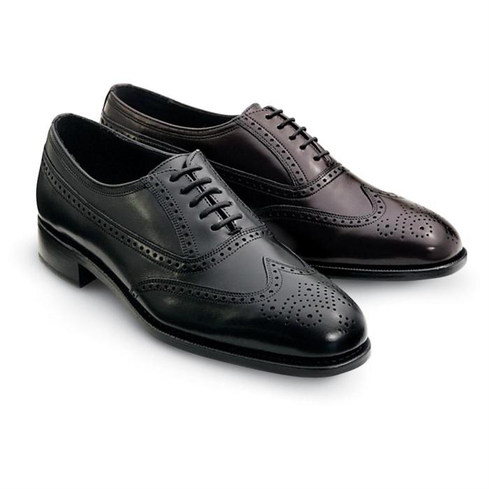 Mens embroidered dress shoes