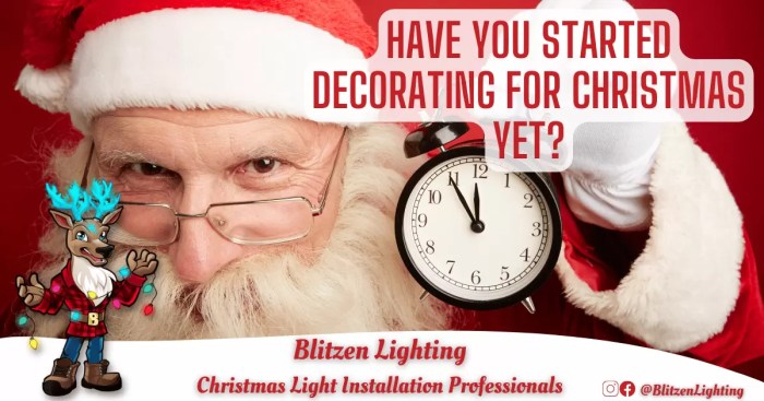 When should people start decorating for christmas