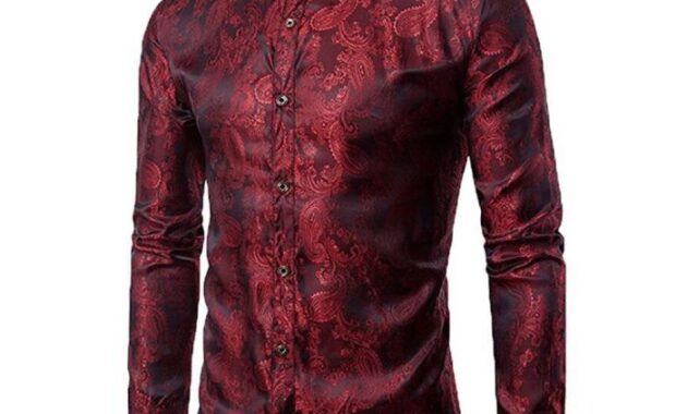 Floral Print Mens Dress Shirts A Stylish Choice for Men