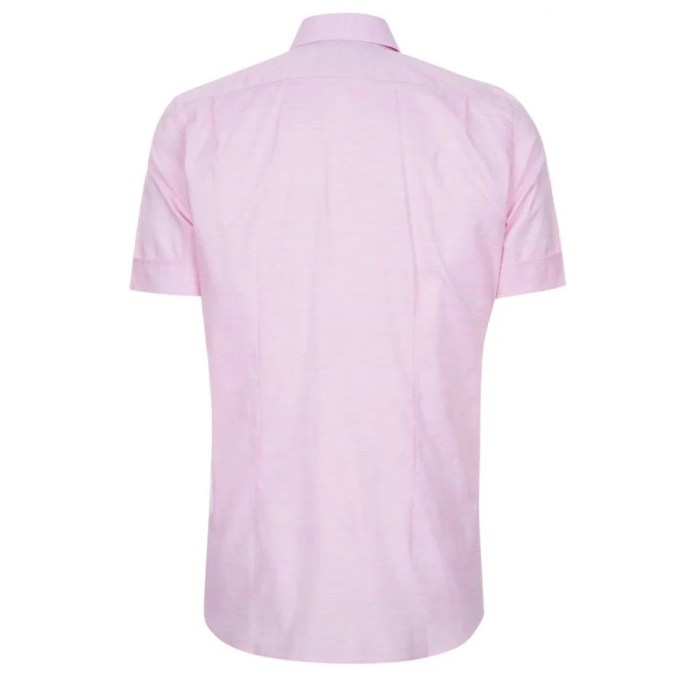 Light pink men's dress shirt short sleeve