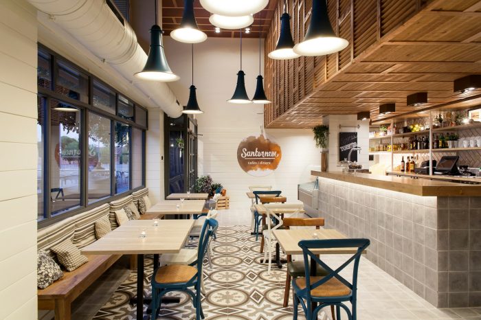 Contoh desain interior cafe