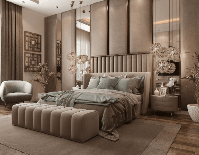 Bedroom luxury master dubai design taher bedrooms luxurious room living modern studio interior mansion ideas designs lujo house villa mansions