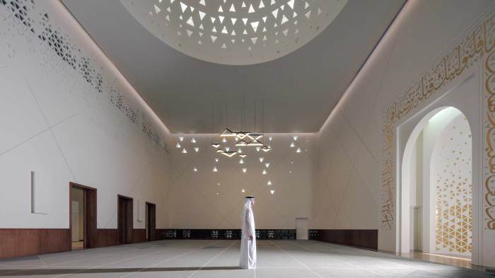 Desain interior masjid modern